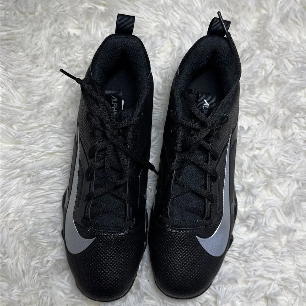 Nike Alpha Black and Gray Sports Cleats